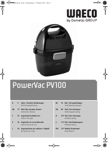 Bruksanvisning Waeco PowerVac PV100 Dammsugare