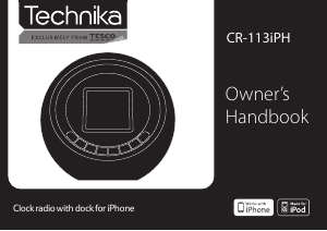 Manual Technika CR-113iPH Alarm Clock Radio