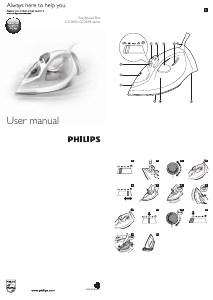 Manuale Philips GC2046 EasySpeed Ferro da stiro