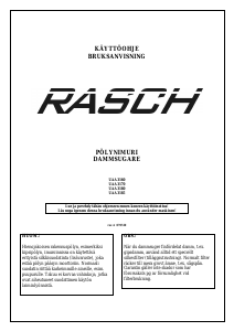 Käyttöohje Rasch UAA3170 Pölynimuri