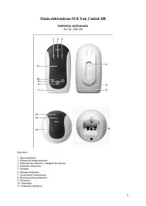Instrukcja NUK Easy Control 200 Niania elektroniczna