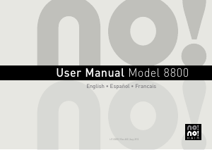 Mode d’emploi NoNoHair 8800 Epilateur