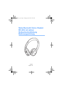 Bedienungsanleitung Nokia BH-905i Kopfhörer