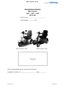 Brugsanvisning Mini Crosser T 4W El-scooter