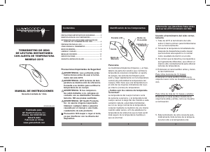 Manual de uso Lumiscope 2215 Termómetro