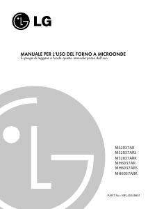 Manuale LG MS2037ARK Microonde