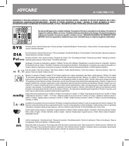 Handleiding Joycare JC-119M Bloeddrukmeter