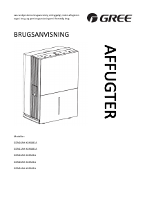 Brugsanvisning Gree GDN24AH-K4EAB1A Affugter