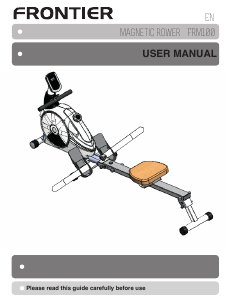 Manual Frontier FRM100 Rowing Machine