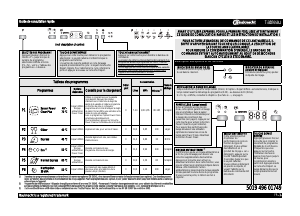 Mode d’emploi Bauknecht GSI Platinum 4 PT Lave-vaisselle