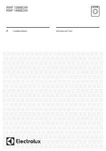 Manuale Electrolux RWF1489EOW Lavatrice