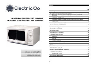 Manual Electric Co MW80020G Micro-onda
