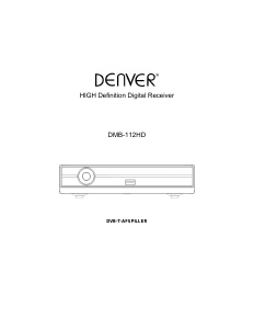 Brugsanvisning Denver DMB-112HD Digital receiver