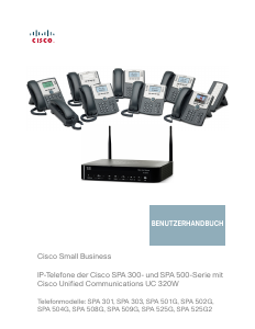 Bedienungsanleitung Cisco SPA 502G IP-telefon