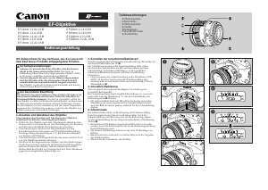 Bedienungsanleitung Canon EF14mm 1/2.8L USM Objektiv
