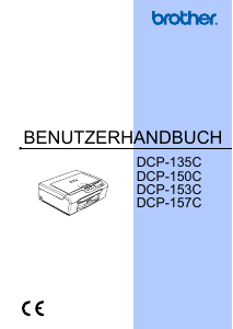 Bedienungsanleitung Brother DCP-150C Multifunktionsdrucker