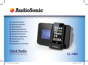 Handleiding AudioSonic CL-1461 Wekkerradio