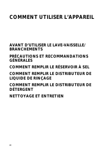 Mode d’emploi Bauknecht GSXP 7958 Lave-vaisselle