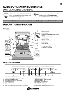 Mode d’emploi Bauknecht IBBO 3C34 X Lave-vaisselle
