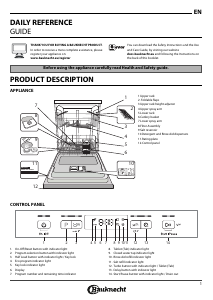 Manual Bauknecht OBF Ecostar 8460 Dishwasher