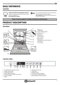 Manual Bauknecht OBIO Super Eco Dishwasher