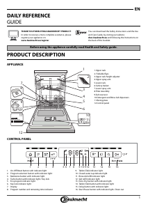 Manual Bauknecht OBUO Super Eco X Dishwasher