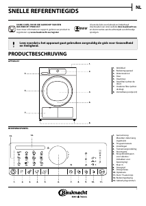 Handleiding Bauknecht TK Platinum 883 Wasdroger