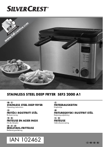 Manual SilverCrest SEF3 2000 A1 Deep Fryer
