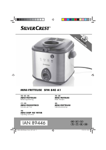 Manual SilverCrest SFM 840 A1 Deep Fryer