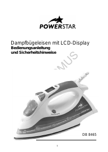 Bedienungsanleitung Powerstar DB 8465 Bügeleisen