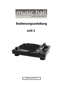 Bedienungsanleitung Phonar USB1 Plattenspieler