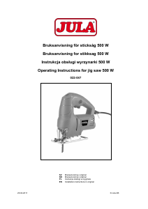 Instrukcja Meec Tools 022-047 Wyrzynarka