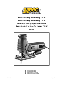 Bruksanvisning Meec Tools 023-023 Sticksåg