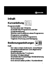 Bedienungsanleitung Bauknecht TRKK 6730 Trockner