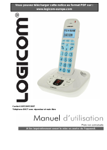 Mode d’emploi Logicom Confort 155T Téléphone sans fil