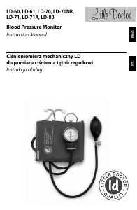 Bruksanvisning Little Doctor LD-71A Blodtrycksmätare