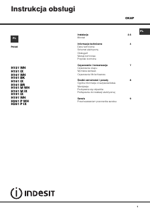 Instrukcja Indesit H 161.2 (WH) Okap kuchenny