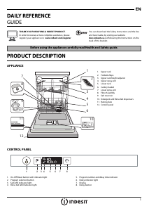 Manual Indesit CDIFP 67T9 C FR Dishwasher