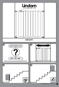 Manual Lindam Easy Fit Plus Deluxe Baby Gate