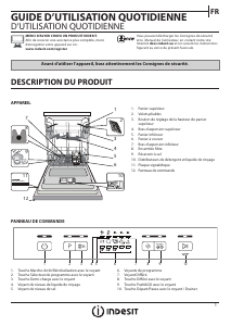 Mode d’emploi Indesit DBE 2B19 A X Lave-vaisselle