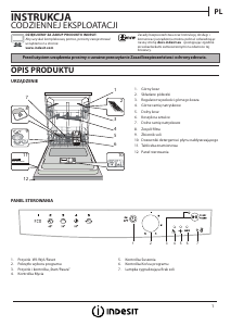 Instrukcja Indesit DFG 15B10 EU Zmywarka