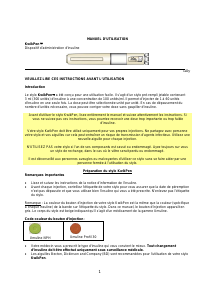 Mode d’emploi Lilly KwikPen Pen d'insuline