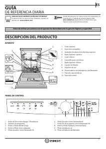 Manual de uso Indesit DFG 26B1 EU Lavavajillas