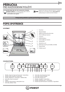 Manuál Indesit DFO 3C26 Myčka na nádobí