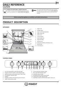 Handleiding Indesit DFO 3C26 X Vaatwasser