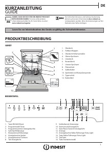Bedienungsanleitung Indesit DFP 58T92 CA NX SK Geschirrspüler