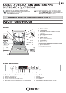 Mode d’emploi Indesit DIC 3C24 A Lave-vaisselle