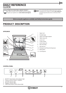 Handleiding Indesit DIE 2B19 A S Vaatwasser