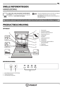 Handleiding Indesit DIF 04B1 EU Vaatwasser