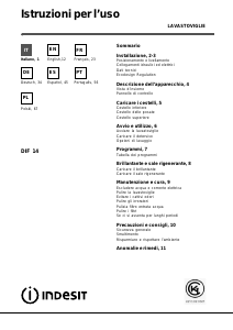 Manual de uso Indesit DIF 14.R Lavavajillas